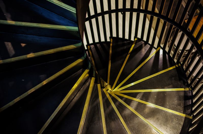 Curved Staircase Installation in Wilmington, NC