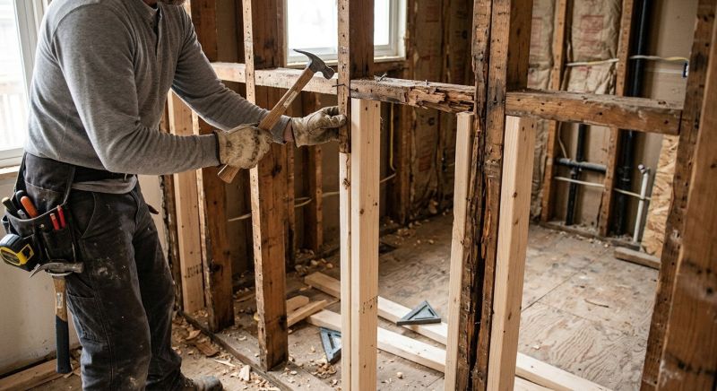 Damaged Framing Replacement in Kansas City, KS