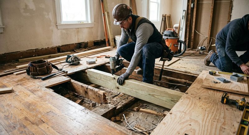 Floor Joist Repair in Conroe, TX