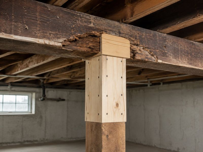 Garage Beam Repair in Kansas City, KS