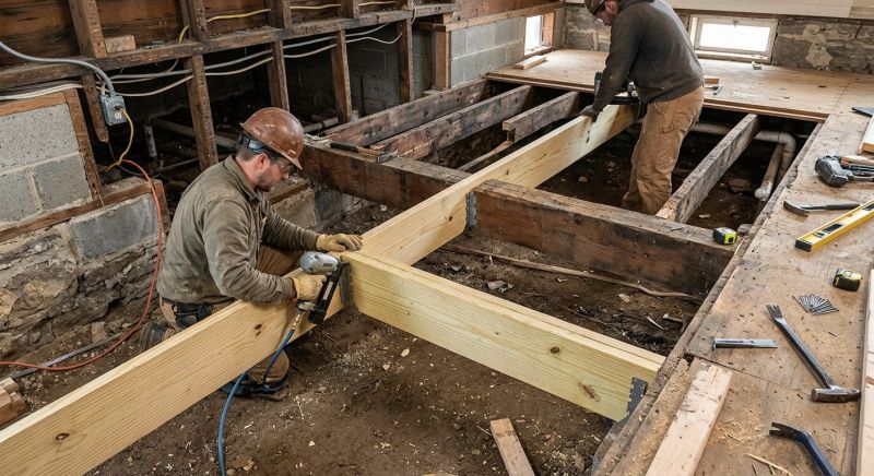 House Beam Replacement in Kansas City, KS