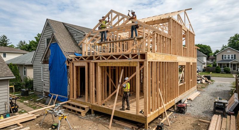 Pole Barn Framing in Conroe, TX
