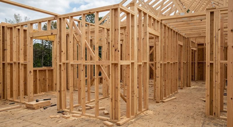 Pole Barn Framing in Conroe, TX