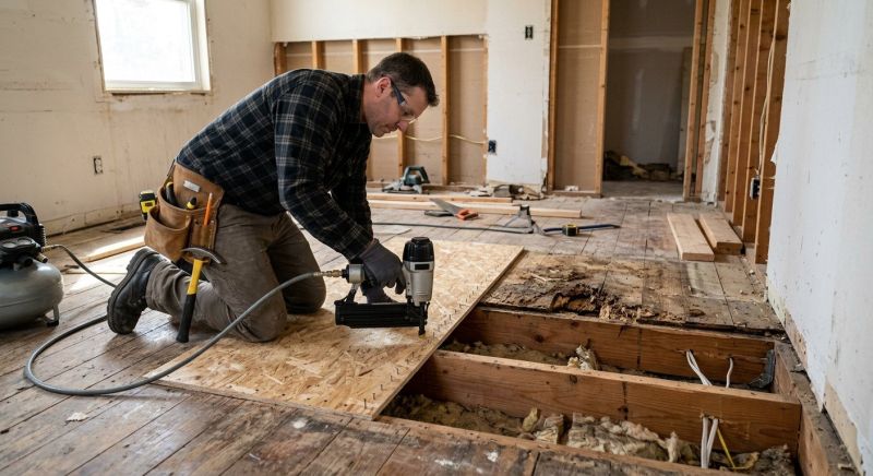 Structural Flooring Repair in Conroe, TX