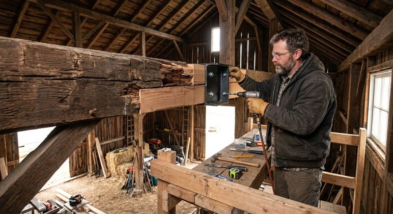 Wood Beam Repair in Kansas City, KS