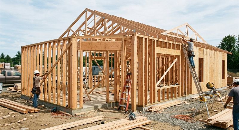 Wood Framing Construction in Kansas City, KS